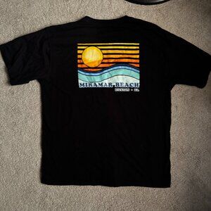 Alvin’s Island Miramar Beach Destin FL Sunset Tee – XXL Black Graphic Shirt 2XL